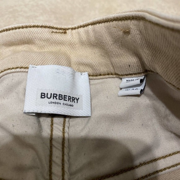 RARE Burberry Limited London Adult Size 28x30 Khaki Pants Fall 2020 Collection - Picture 5 of 9